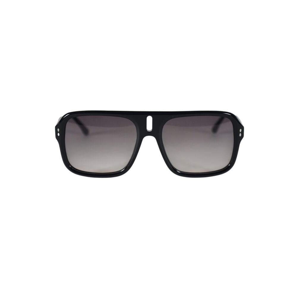 Isabel Marant Square Designer Sunglasses - Shiny Black / Grey Gradient - NWT